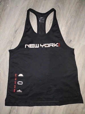 Camiseta sin mangas Nike Dri Fit Racer Back New York estilo gráfico cómic para mujer M regular (A7) Foto 1 de 4