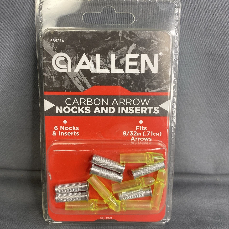 Leves e insertos de flecha de carbono Allen - 6 levas con insertos  Foto 1 de 2