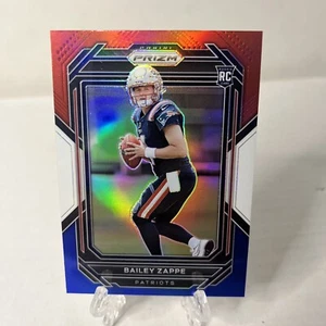 2022 Panini Prizm Red White & Blue Bailey Zappe RC New England Patriots #305 - Picture 1 of 2
