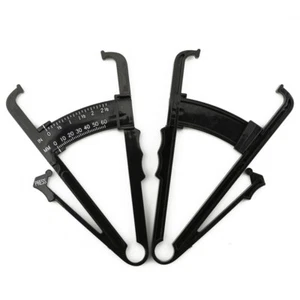 2x Body Fat Measurement Testing Caliper Skinfold Skin Fold Gym Weight Loss Test - Picture 1 of 11