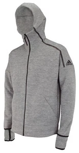 Adidas Men's ZNE Fast Release Full Zip Hoodie - Picture 1 of 15