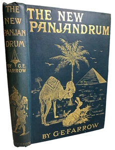 Antique Ornate Embossed Gilded Victorian Book New Panjandrum G. Farrow 1st Ed - Picture 1 of 24