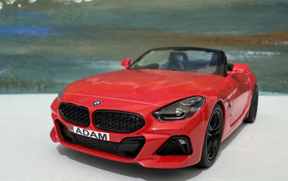 Auto Diecast In Scala 1 24 BMW 5 Series 535I Nera Con Licenza Welly In Scatola
