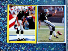 🏈 1982 & 83 Topps RAY GUY #260 & 81 OAKLAND RAIDERS STICKER 🤩HOF