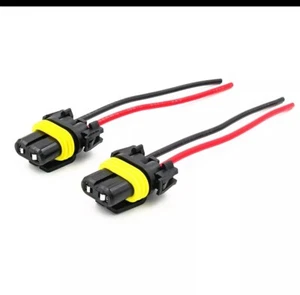 2x 9006 HB4 Enchufe Hembra Adaptador Arnés de Cableado Enchufe de Coleta para Luz Antiniebla - Imagen 1 de 3