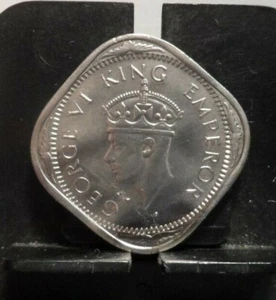 CIRCULATED 1940 2 ANNAS INDIA COIN (51019)1 - Picture 1 of 3