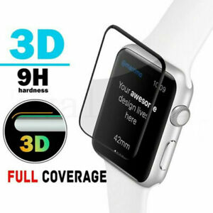 FULL COVER Tempered Glass Screen Protector for Apple Watch 38&40&42&44mm iWatch