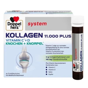 Doppelherz system Kollagen 11000 Plus Ampullen, 30X25 ml PZN: 07625039 - Bild 1 von 3