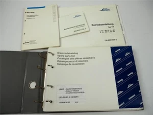 Linde L12-50 12-51 L16-50 L16-51 Betriebsanleitung Ersatzteilkatalog Scheckheft - Bild 1 von 1