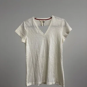 Matilda Jane Clothing With Joanna Gaines Cream V Neck 100% Cotton T-Shirt M - Bild 1 von 5