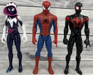 3 Stück 12" Marvel Action Figuren Spider-Man, Ghost Spider, Miles Morales - Bild 1 von 5
