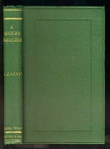 S. (Samuel) LAING A Modern Zoroastrian DARWINISM Chapman and Hall 1898 - Imagen 1 de 2
