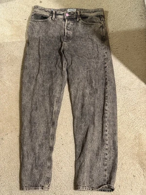 Jack & Jones Alex Baggy Fit Jeans in Acid Wash Size 32x34 - Image 1 of 4