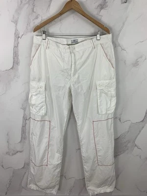 Sergio Tacchini  Straight Cargo Track Pants Contrast Stitch Size EU 54 US 38 - Image 1 of 4