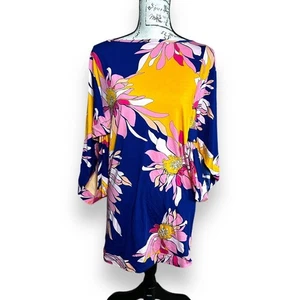 Neu Trina Turk Breeze Blumen Schwimmen Überziehen Tunika Kleid Small Neu mit Etikett UVP $ 152 - Bild 1 von 4
