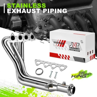 Colector 4-1 Tubo Largo Cabezales Escape para Honda Civic Si Acura Integra 94-00 Foto 1 de 4