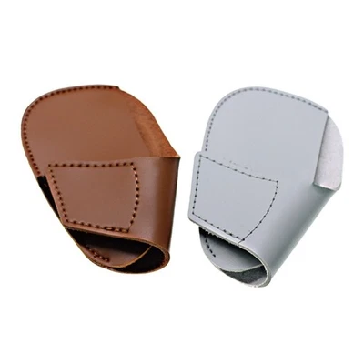Golf Head Cover Thick Synthetic PU Leather Golf Iron Head Cover Brown/Gray - Image 1 of 4