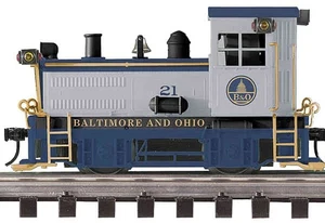 K-Line O Gauge K2630-21 Western Depot exclusive B&O Plymouth switcher blue/gray - Picture 1 of 2