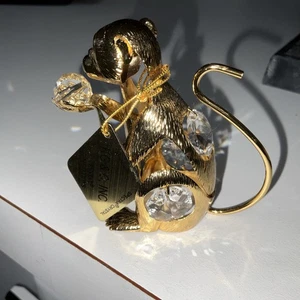 "Cristales de Swarovski Mono KG & C Inc Chapado en Oro Cristal Tentaciones Spectra 3""" - Imagen 1 de 5