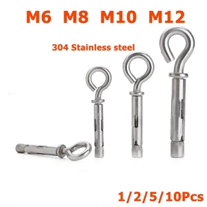 304 Stainless Steel Hook Bolt Shield Anchor Fixing Wall Heavy Duty Brick Masonry - Picture 1 of 4