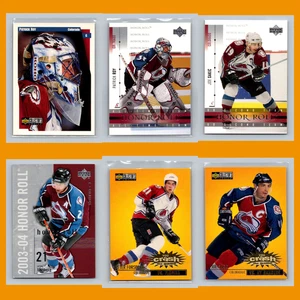 Colorado Avalanche Lot 6 Hockey Cards Collectors Choice Patrick Roy NM Hockey - Picture 1 of 8