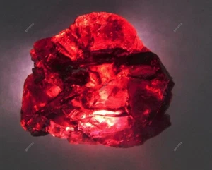 14.80 Ct Natural Earth Mined Garnet Red CERTIFIED Huge Size Uncut Rough Gemstone - Picture 1 of 7