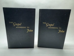 Vintage The Gospel According to John Oliver B Greene 2 Vol Set 1966 Hardcover - Foto 1 di 10