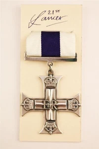 ERII BRITISH ARMY MC MILITARY CROSS DECORATION GALLANTRY OFFICERS OTHER RANKS - Picture 1 of 1