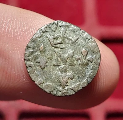 #71-146 ~ DOMBES - MARIE DE BOURBON-MONTPENSIER Liard au M - Photo 1/2