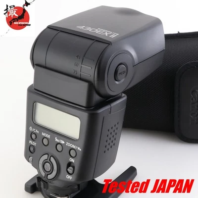 Canon Speedlite 430EX II Shoe Mount Flash SLR w/Case MINT in Box Tested JAPAN - Image 1 of 4