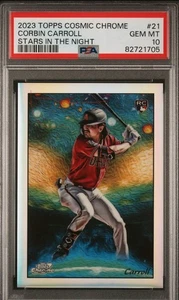 2023 Topps Cosmic Chrome - Stars in the Night Corbin Carroll #STN-21 (RC) - Picture 1 of 2