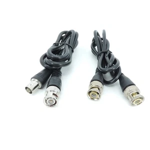 BNC Male to Male female Adapter dual head Cable video Connector Pigtail Wire - Picture 1 of 7