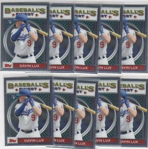 2020 Topps Baseball's Finest Flashbacks GAVIN LUX Rookie Card #18 Dodgers - Picture 1 of 1