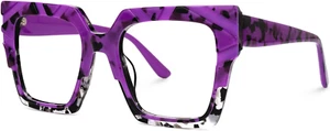 Oversize Square Frame Blue Light Blocking Glasses Black Fashion Glasses for W... - Picture 1 of 1