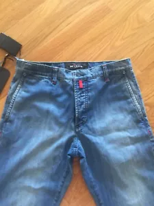 KITON Men’s Blue Cotton Denim Jeans, NWT, Unique Pocket Detail, Sz 31 (29 US) - Picture 1 of 5