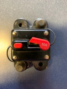 50A 12V-24V CC Interruptor Motor de arrastre Auto Coche Marina Barco Bicicleta - Imagen 1 de 2