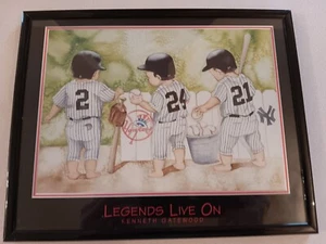 Legends Live On 8x10 Photo By Kenneth Gatewood Yankees Little Pros Collection - Picture 1 of 9