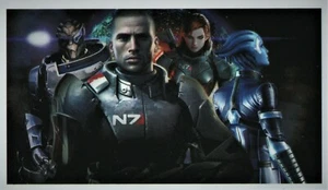 MASS EFFECT Sticker VIDEO GAME gamer ACTION MILITARY SCI-FI fantasy X-BOX arcade - Picture 1 of 13