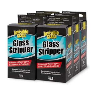 Invisible Glass 91411–6PK Glass Stripper Water Spot Removal Kit Eliminates - Picture 1 of 6