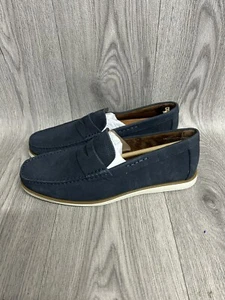 Men’s Dune London Berkly Navy Casual Loafers Size UK 7 Brand New - Picture 1 of 8