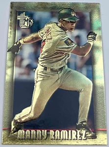 1995 Topps Embossed #136 Manny Ramirez Golden Idols Indians - Picture 1 of 15
