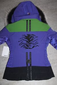 Sportalm Kitzbühel Damen Ski Jacke Nala 78 Blau Grün Größe 36 S Neu mit Etikett