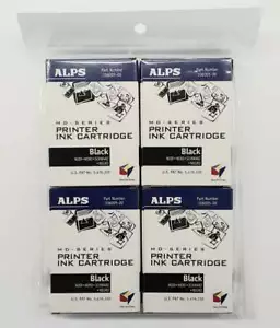 Alps MD Drucker Tintenpatrone - Schwarz 4er Pack 106057-00 - Bild 1 von 1