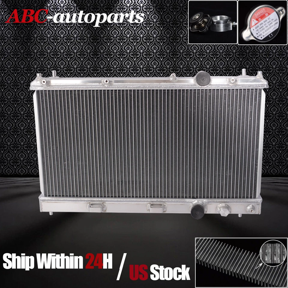 Radiador de refrigeración todo aluminio para Dodge Neon 1995-1999 2,0 L l4 (1996 1997 1998) Foto 1 de 4