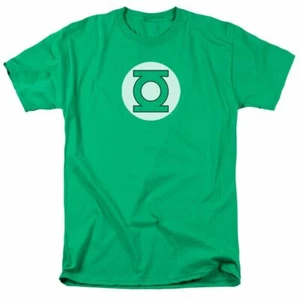 Green Lantern Green Lantern Logo T Shirt Mens Licensed DC Comics Tee Kelly Green - Picture 1 of 2