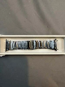 Edelstahl Apple Watch Armband kompatibel mit den meisten Apple Watch "SCHWARZ" - Bild 1 von 3