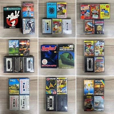 36 non Testé Sinclair Zx Spectrum Ordinateur Jeux Cassette Tapes Rétro 1980S - Photo 1/4