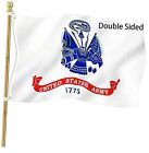 US Army Flag 3x5 Outdoor-Double Sided Army Military Flags Heavy Duty with 2 
