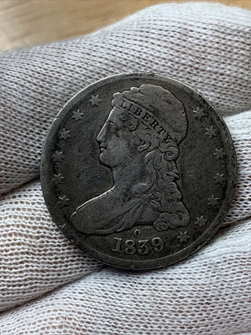 1839-O Capped Bust Half Dollar Silver 50c US BEAUTIFUL COIN RARE (VFDETAILS) Cover