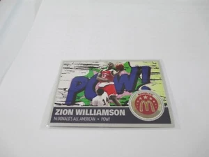Tarjeta de baloncesto POW Generic Zion Williamson New Orleans Pelicans McDonalds - Imagen 1 de 2